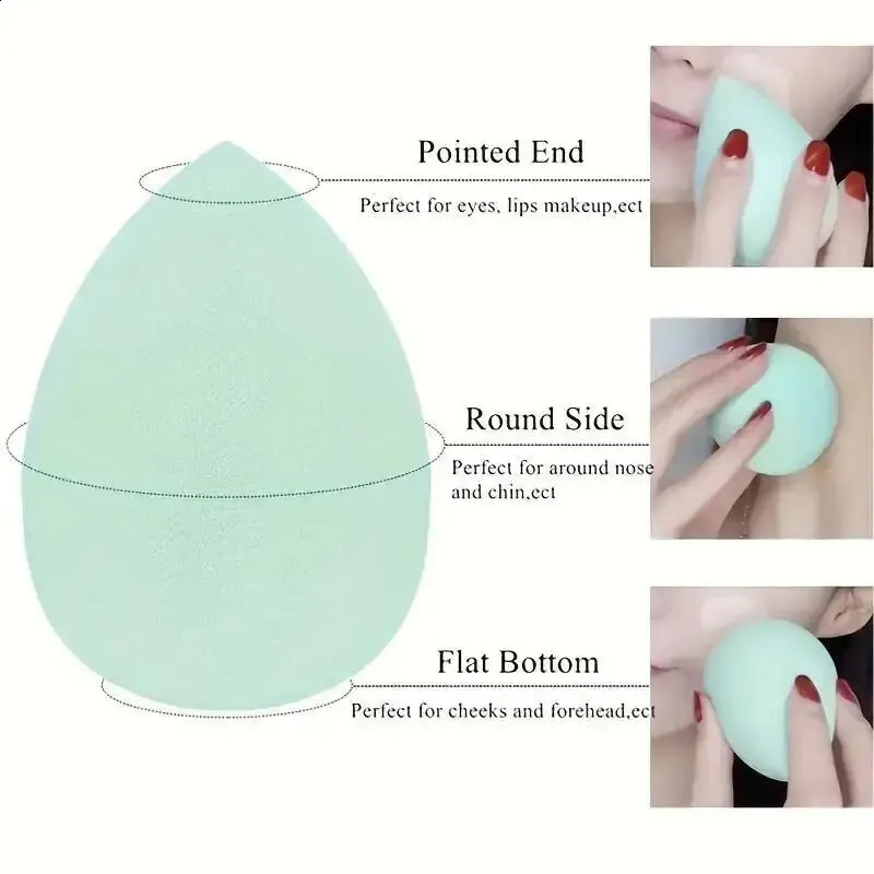 4-piece/set color mixed beauty egg beauty sponge makeup sponge makeup tool basic makeup tool makeup tool 241008