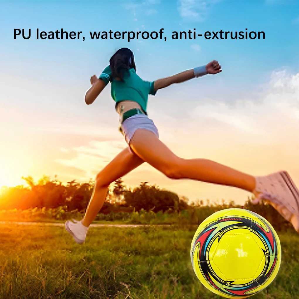Size 5 PU athlete machine sewing soccer ball adult soccer ball outdoor practice sports equipment whiteW241008