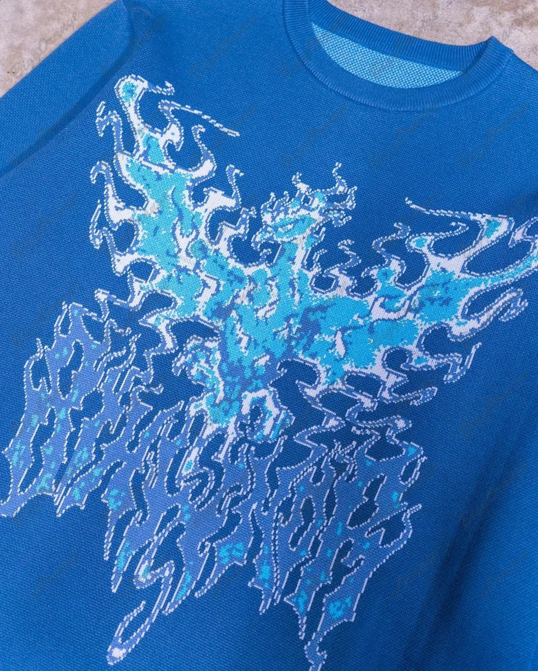 Angry Firebird patterned clothing for autumn and winter Pullover y2k oversized top cardigan hombre mens clothing mens cardigan wool sweater 241007