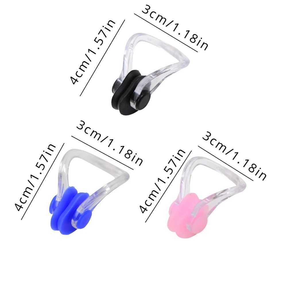 1 set of adult swimming accessories swimming cap nose clip waterproof soft earplugs swimming waterproof soft earplugs CL241009