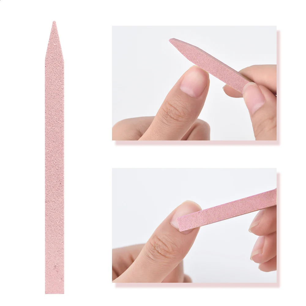 20/50 pieces/set of nail file pump stone used to remove cutin dead skin UV gel polishing buffer quartz sanding tool 241008