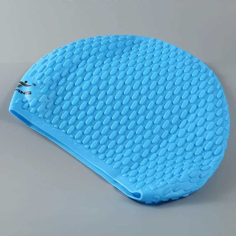 Waterproof flexible silicone long hair earmuffs protect swimming pools water sports diving and swimming shower caps CL241009