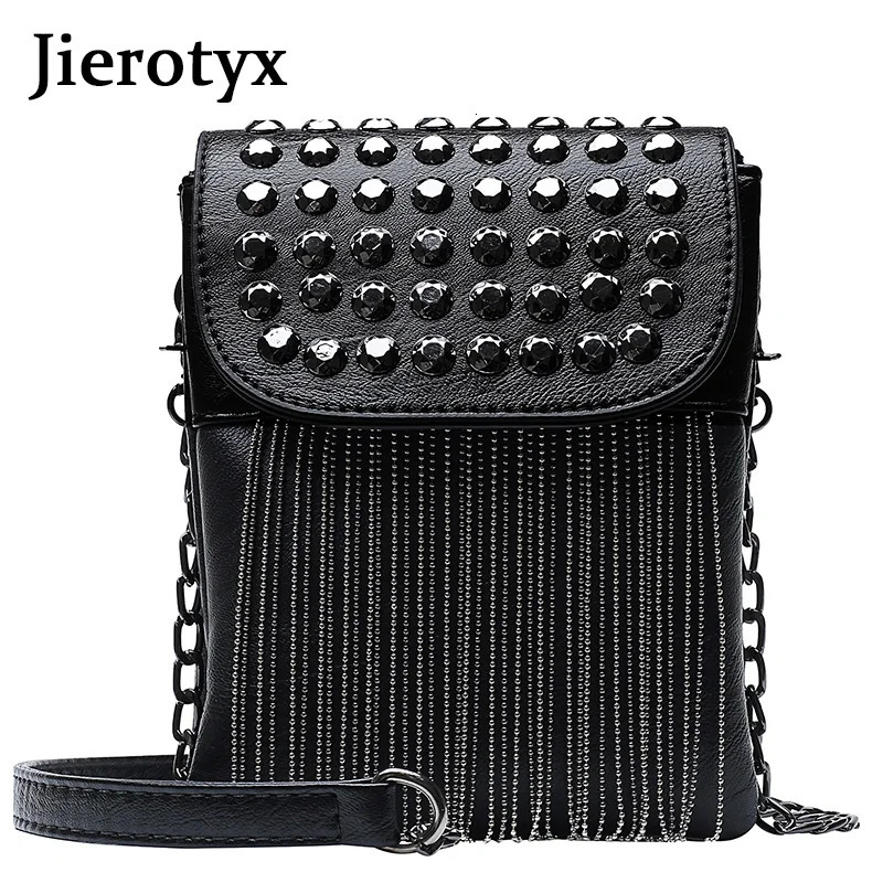 JIEROTYX Bordered Diamond Womens Messenger Bag er Fashion Chain Womens Shoulder Bag High Quality Wholesale 241008