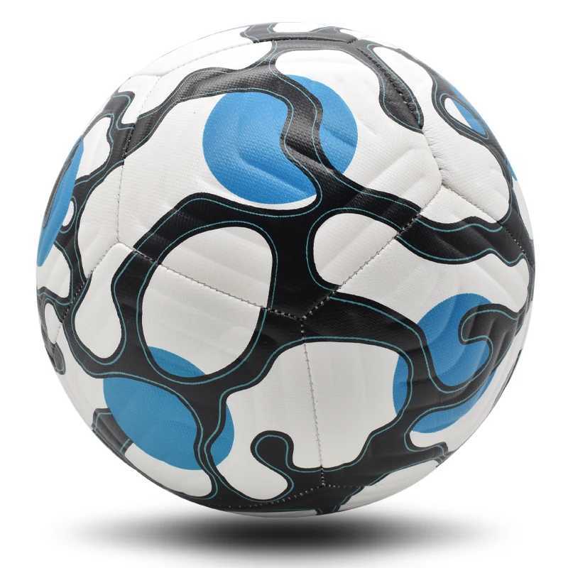 High quality football standard machine sewn ball size 5 PU material kit used for match training footballW241008