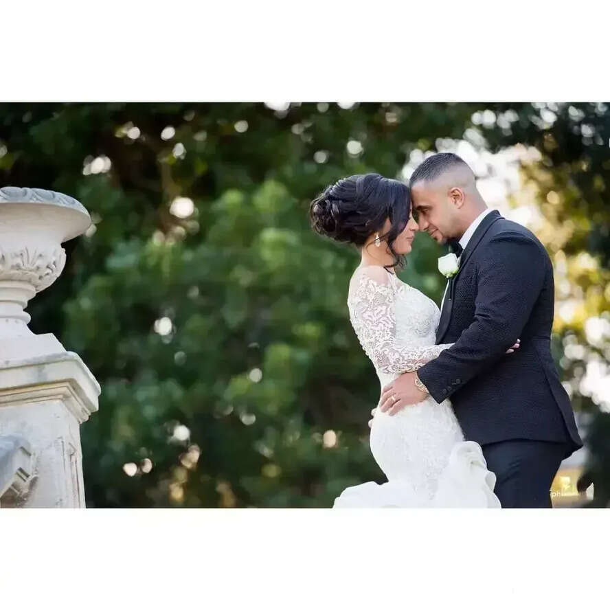 Wedding Dress Arrival Mermaid Lace Long Sleeve Muslim Vestido De Noiva Romantic Appliques Ruffles Gowns Plus Size Custom Made