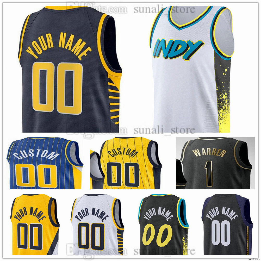 2024/25 City Basketball Tyrese 0 Haliburton Jerseys Pascal 43 Siakam Bennedict 00 Mathurin Myles 33 Turner T.J. 9 McConnell Aaron 23 Nesmith Obi 1 Toppin Wiseman Printed