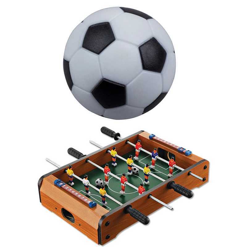 1Pcs 32mm label football replaces football game mini resin label football black and white ball indoor party board gameW241008