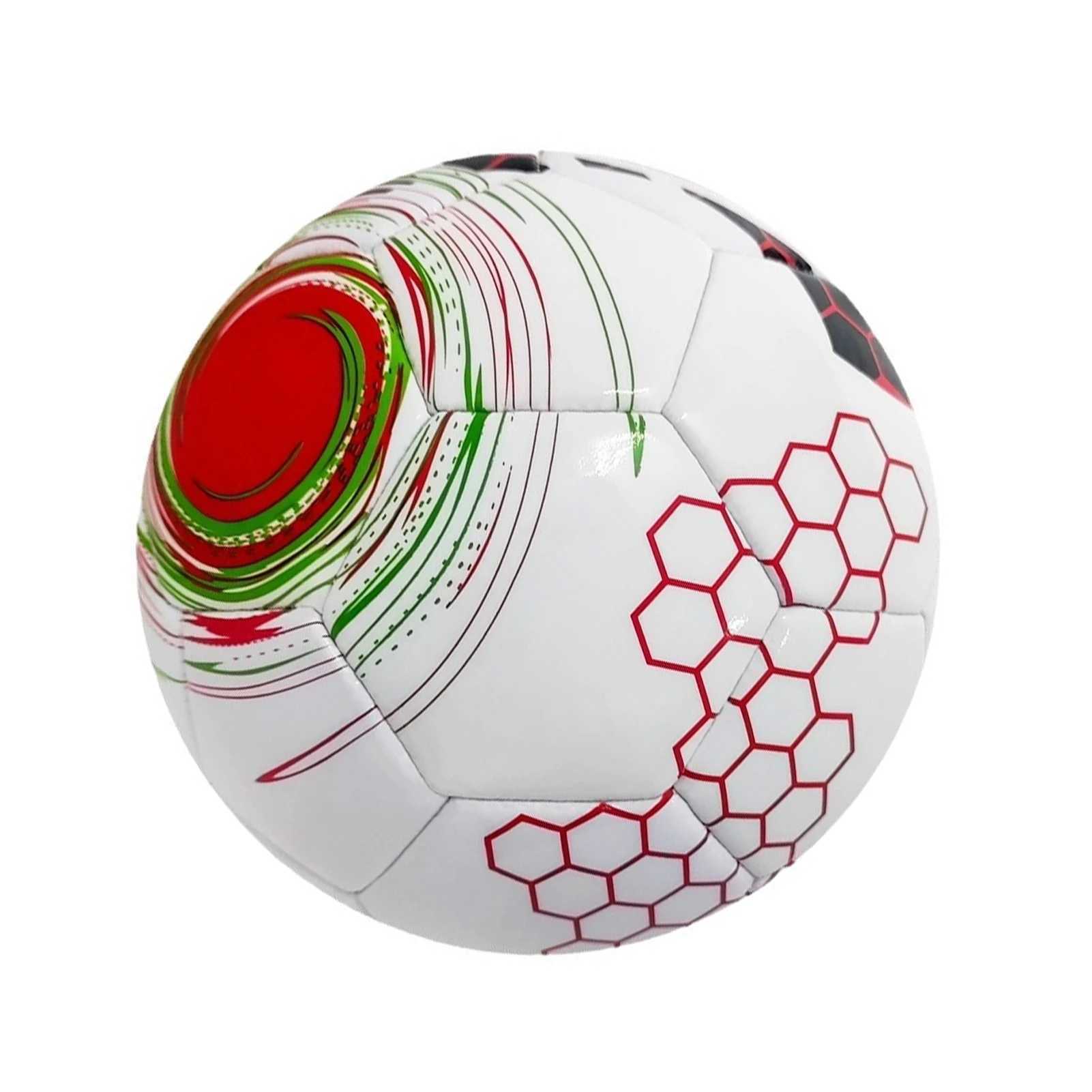 New Blue Football Outdoor Game Training Official Size 5 PVC Trainer Team Match FootballW241008