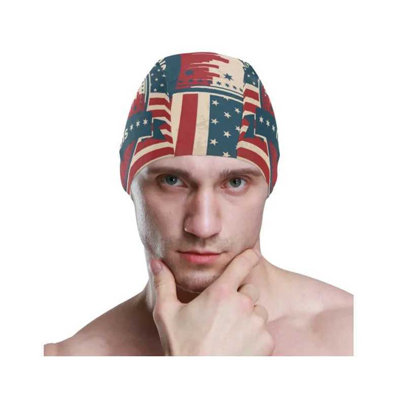 Printed pattern swimming cap adult and womens diving cap comfortable and waterproof wholesale price swimming equipment CL241009