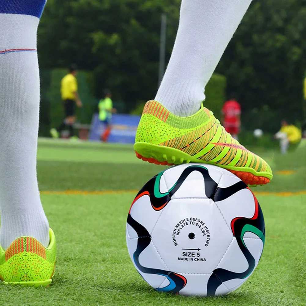 Profit Soccer Ball Size 4/5 Wear resistant Sewing Machine Football PU Sports Football Anti slip Indoor and Outdoor MatchesW241008