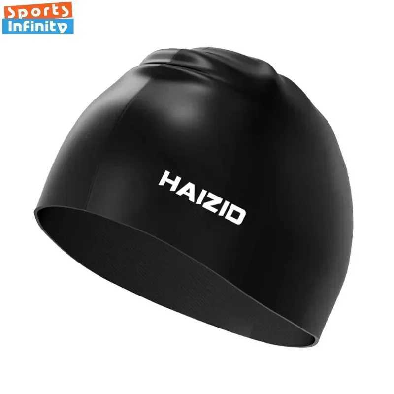 Elastic soft silicone swimming cap waterproof earmuffs adult and childrens swimming caps enhanced swimming caps pool accessories CL241009