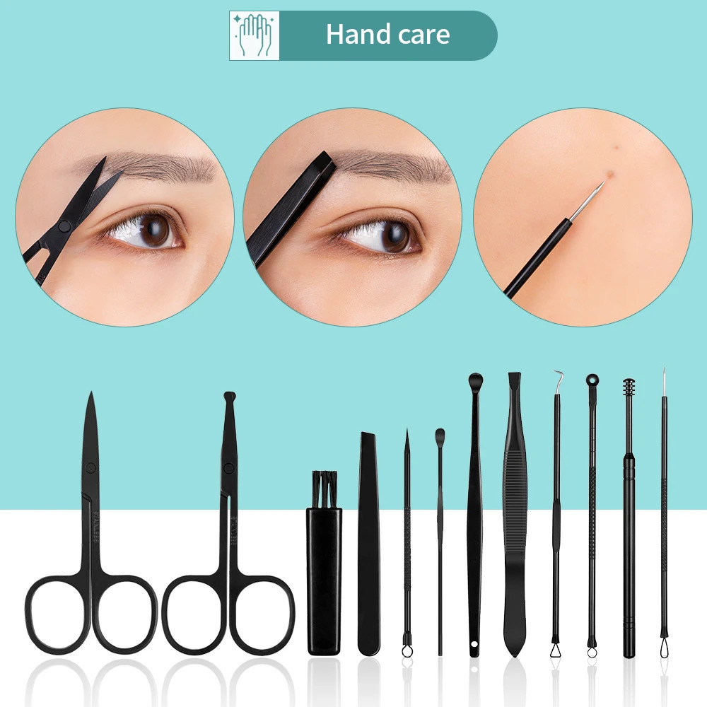 16/23 pieces of manual nail clipper kit home stainless steel nail clipper kit nail clipper tool 240927