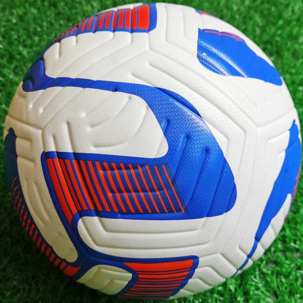 2023 New Blue Football Outdoor Game Training Official Size 5 PU ATHER Team Match Football Bola de FutebolW241008