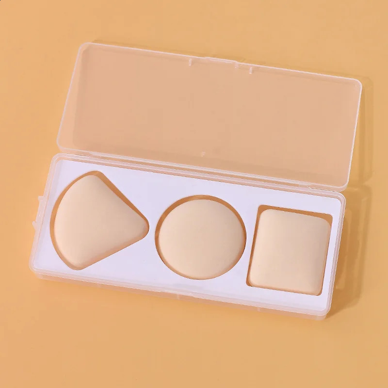 3-Piece/Box Fashion Makeup Blender Cosmetics Puff Makeup Sponge Basic Powder Sponge Beauty Tools Makeup Tool Accessories 241008