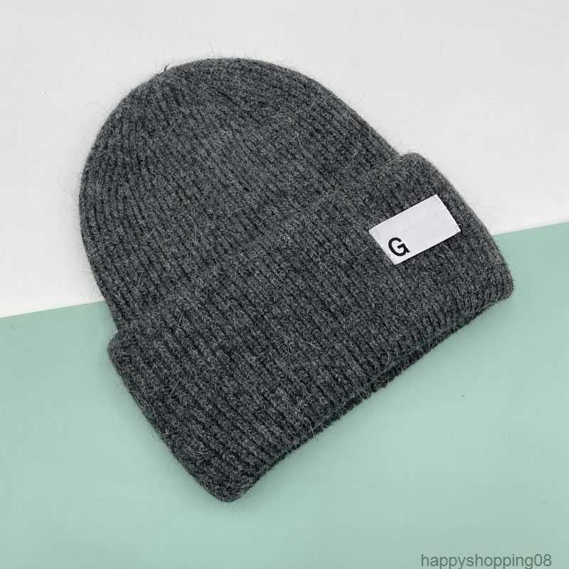 New Knitted Hat Men Women Winter Beanie Skull Caps Casual Bonnet Gorro Thick Skullies gn Knit Cap Classic Sport Solid Color Unisex Warm Hats 3DJUD