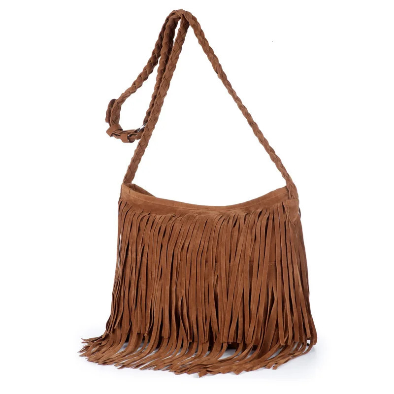 Womens Cross Body Bag Tassel Solid Color Fashion Mobile Wallet Handbag Womens Handbag 241008