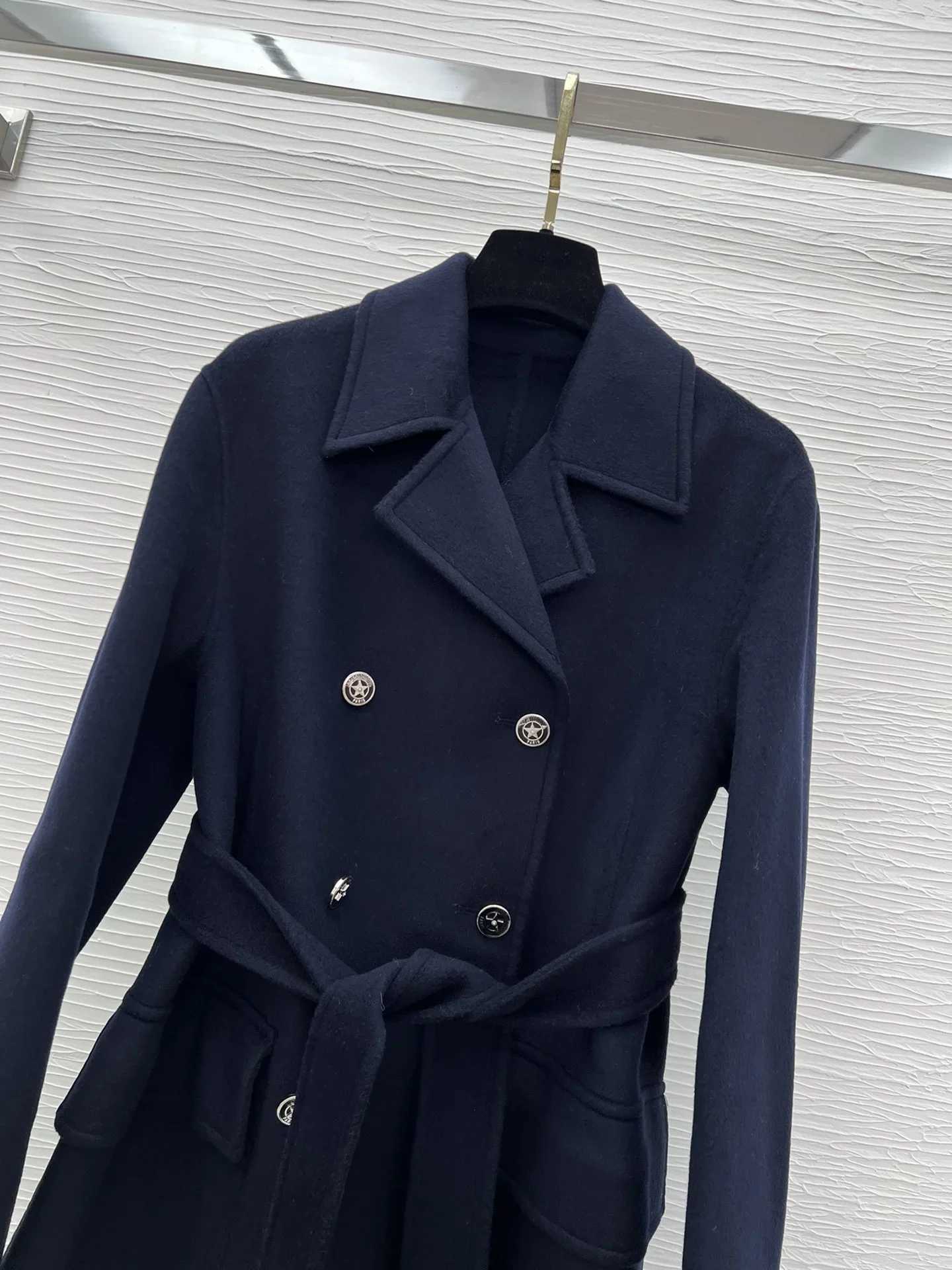 Coat Female Clothing Woman Clothes Womens Jacket Autumn 2024 Womens Coat Windbreaker Overcoat Female Long Cashmere Woolen CoatX241009