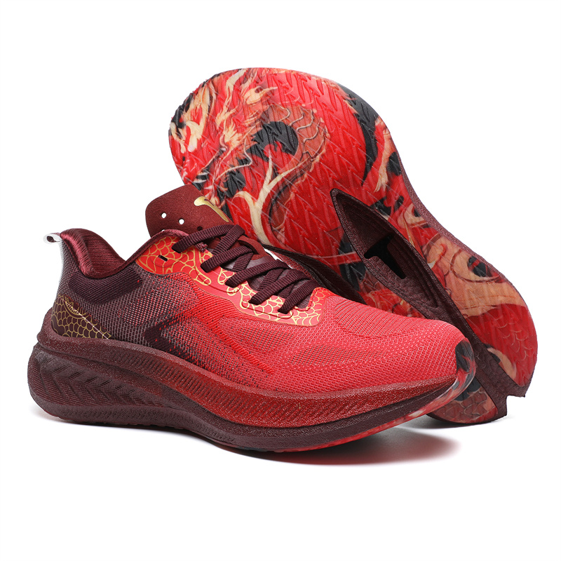 Luxury Treeperi mens platform shoes Black Gold White Red Flame Burgundy womens designer shoes Light Comfort Dragon Carbon men casual sneakers women sp