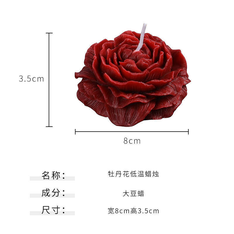 SM Props Peony Flower Fun Low Temperature Candle Sex Game Couple Training Drip Wax SM Sex Supplies Hair Replacement