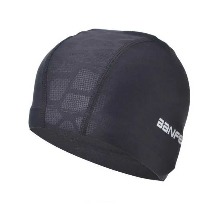Nylon high elasticity waterproof comfortable cloth swimming cap adult swimming cap water cube swimming cap CL241009