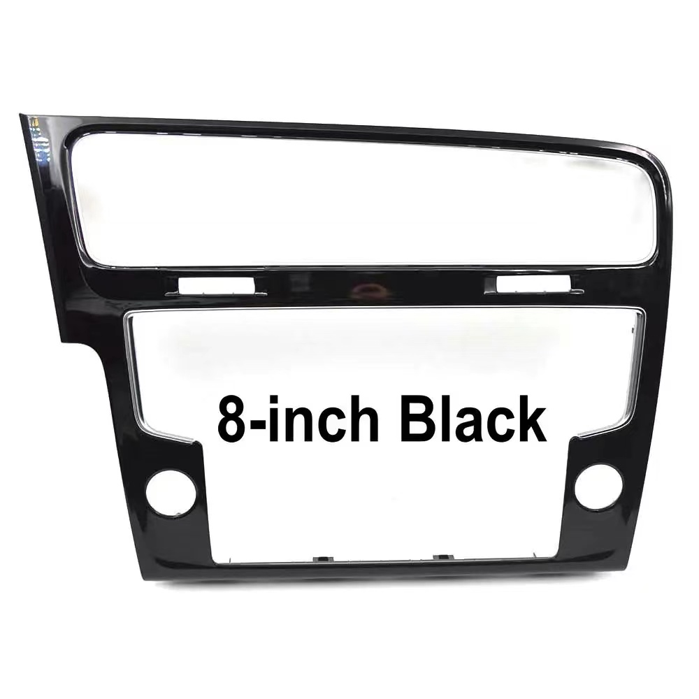 8 inch / 9.2 inch Piano Black MIB Radio Frame Panel Plates Decorative Frame For VW Golf MIB Stereo