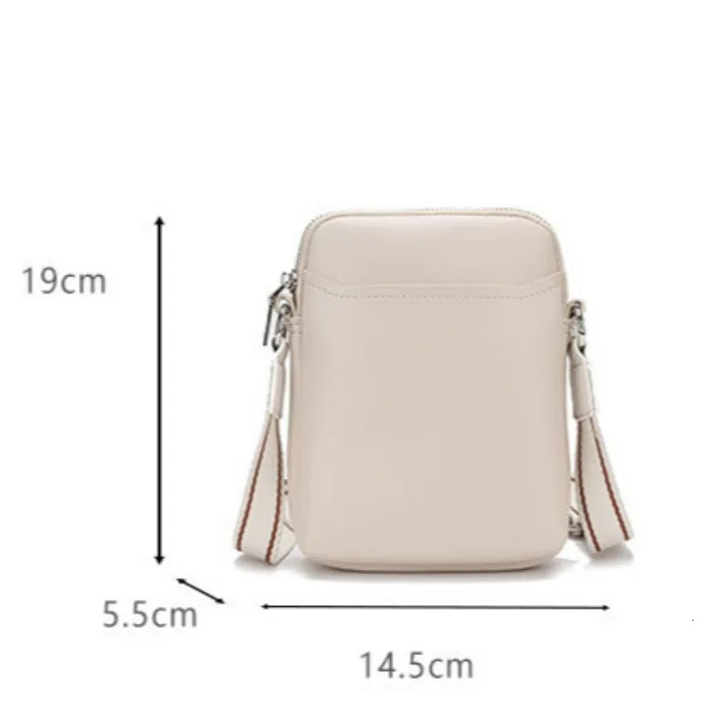 Messenger Sling Bag Womens Mini Handbag Casual PU Leather Small Zipper Cross shaped Simple Shoulder 241008