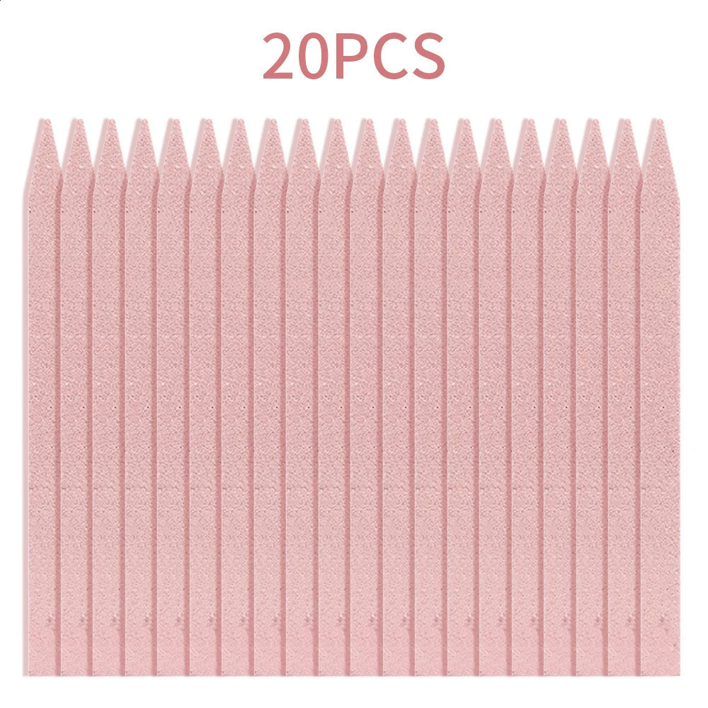 20/50 pieces/set of nail file pump stone used to remove cutin dead skin UV gel polishing buffer quartz sanding tool 241008