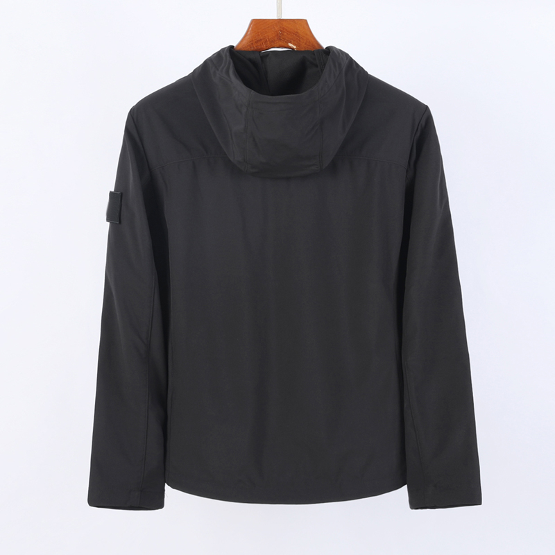 Fall/Winter Windproof Hooded Men's Loose American Toog Waterproof Jacket Coat