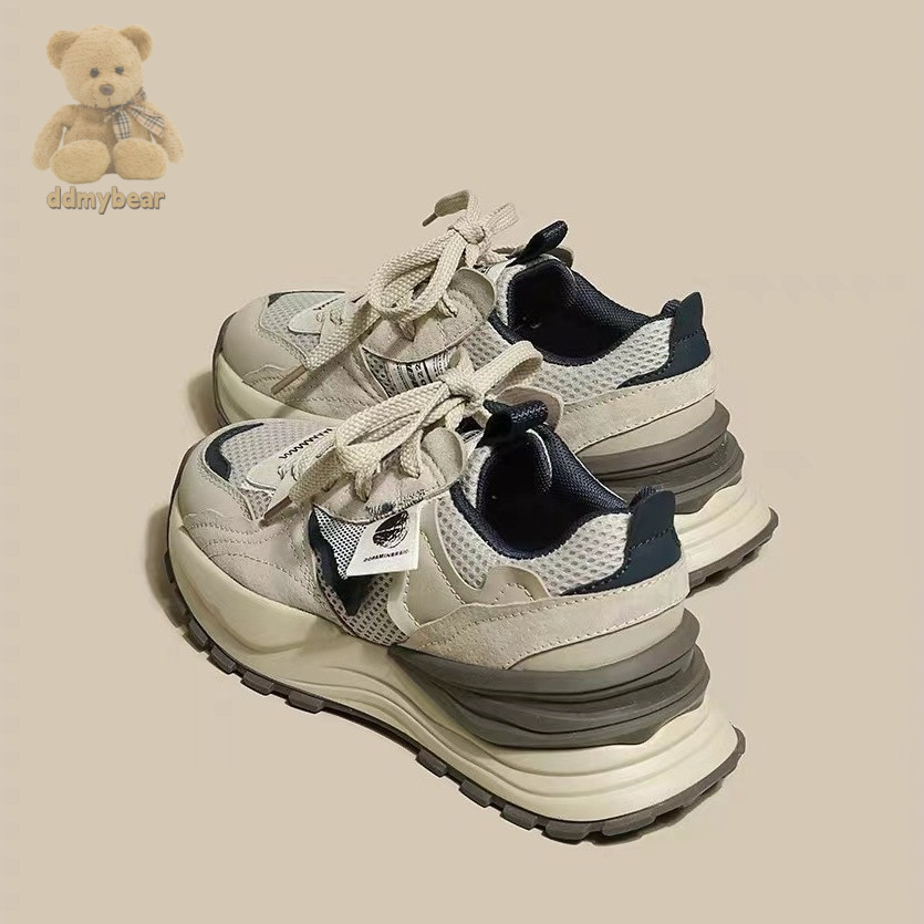 Ddmybear Thick Soled Dad For Women 2024 New Forrest Gump Breathable Versatile Casual Sports Shoes Instagram Trend Chinese Brand Shoes F1018-69