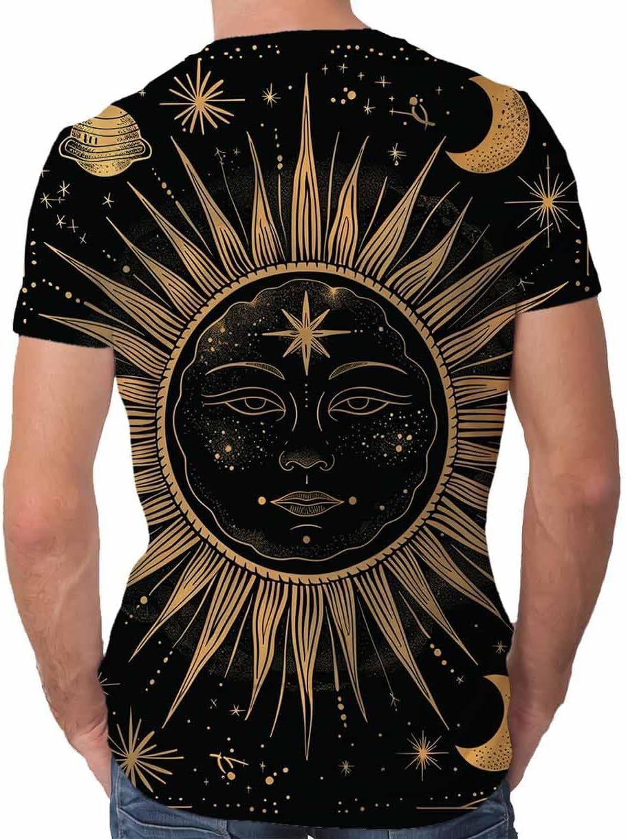 Mens T shirt 3D Printed Graphic Short Sleeve T-Shirts for Men graphic tee Casual tops summer clothes Short sleeve fashion cool