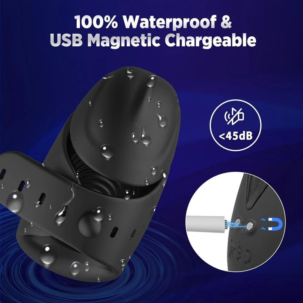 Bluetooth Powerful Vibrator for Male Glans Massage Machine Sex Penis Delay Trainer Automatic Masturbator Adult Toy 241009