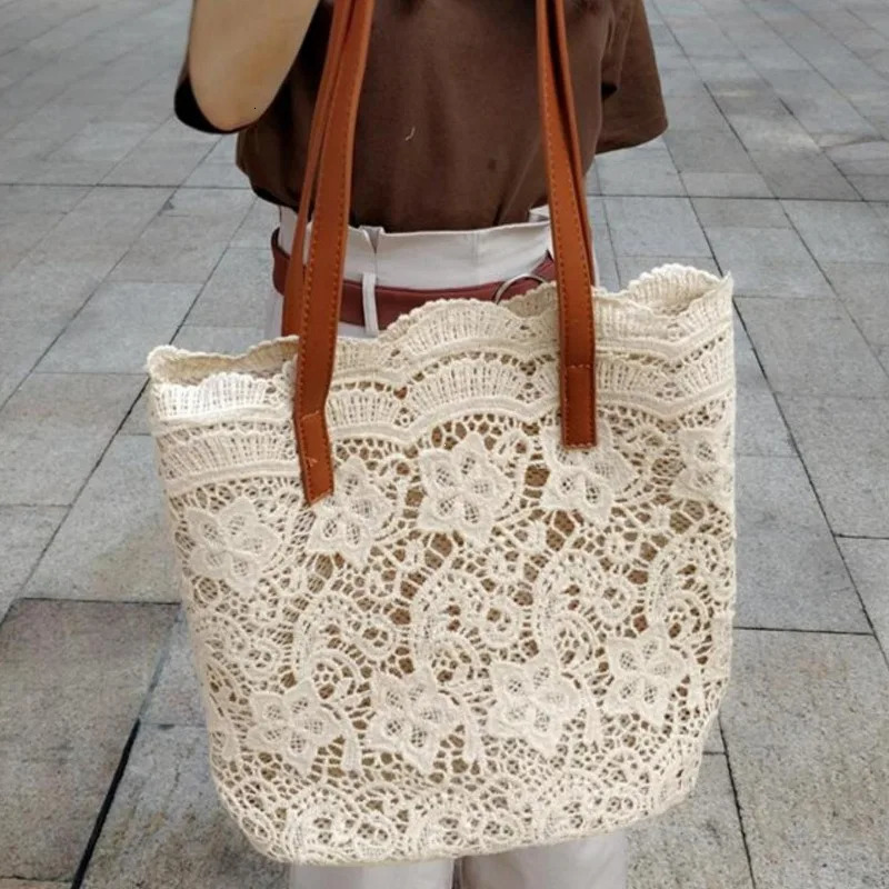 Womens shoulder bag leather handbag canvas top handbag luxurious and fashionable womens cross shaped bag 241008