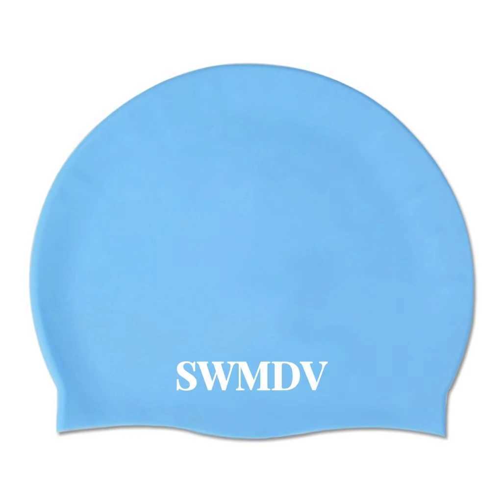 Flexible diving ear protection elastic silicone swimming cap for adults quick drying long hair waterproof surfing beach shower cap CL241009