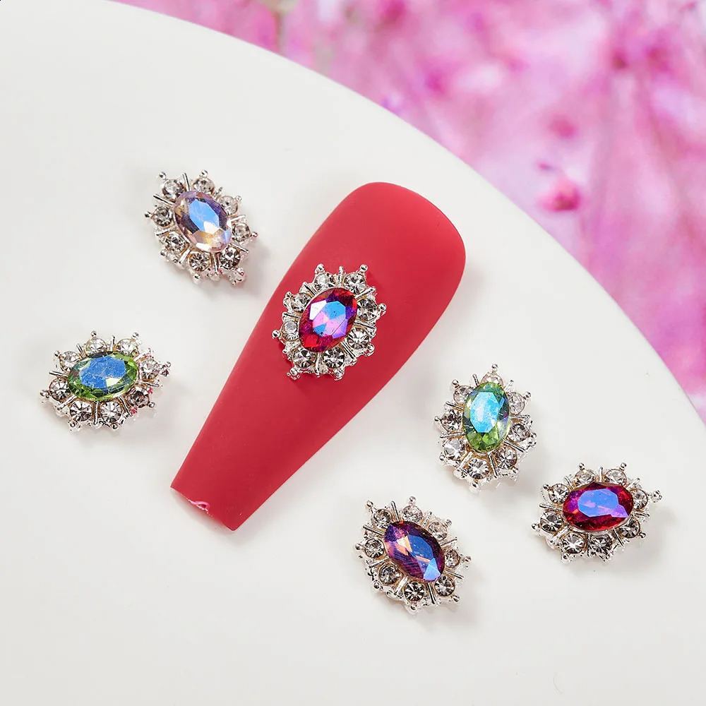 10 antique alloy 3D nail art decorative rhinestone charm crystal diamond shoulder strap jewelry accessories suitable for Manicure 241008