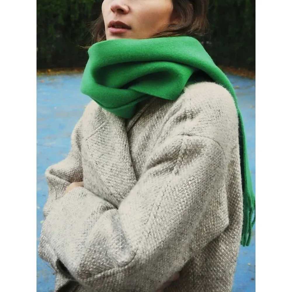 Women Autumn and Winter Soft Oversized Woolen Coat Long Sleeve Front Welt Pockets Female Outerwear Chic Overcoat FashionX241009