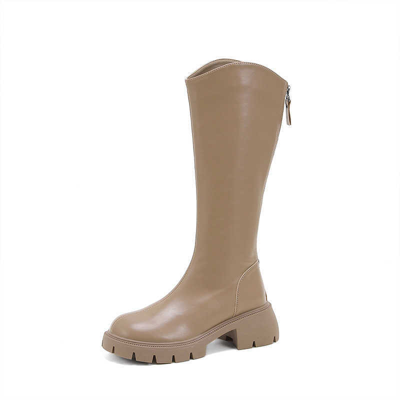 Womens Martin Boots Thick Soled Long Boots For Autumn Winter Fashion Boots Sponge Cake High Knight Boots 240826