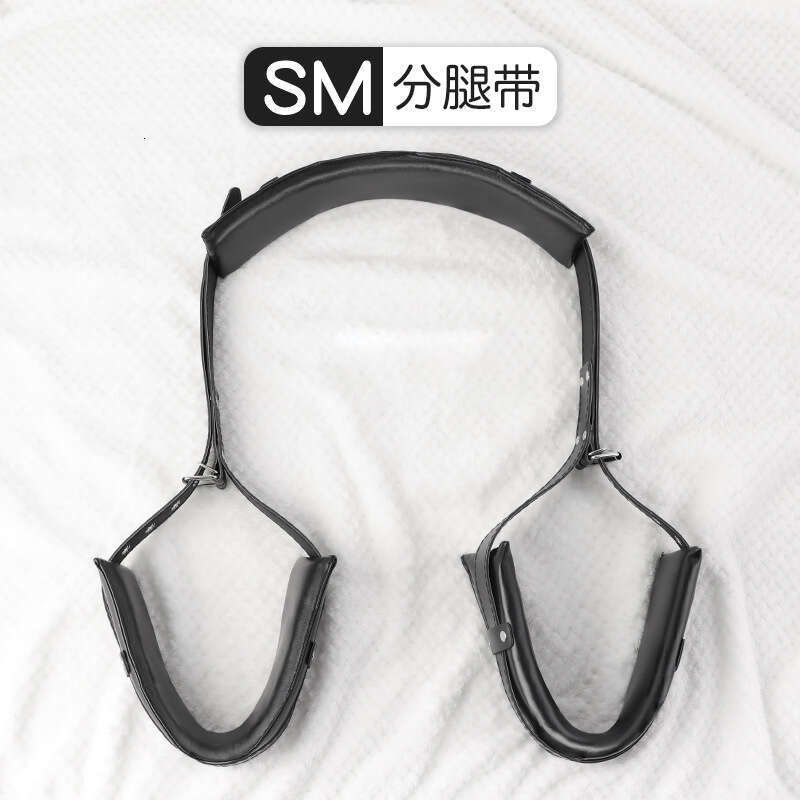Bed SM props, female slave training, fun split leg pillow posture, fixed fun split leg strap, alternative adult products