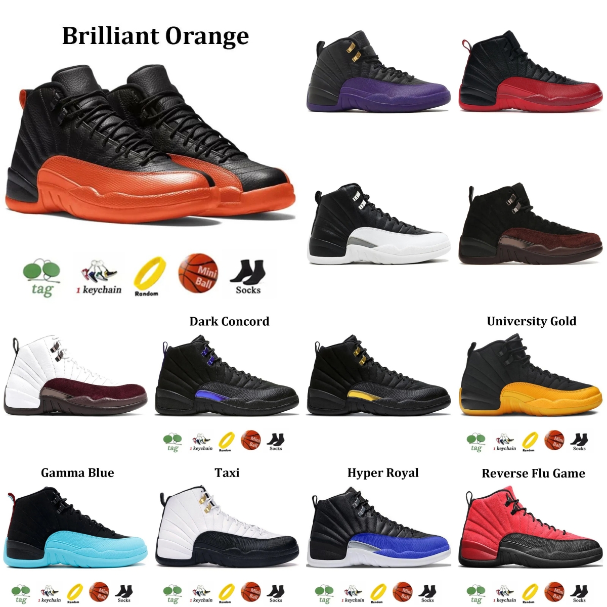 Men Basketball Shoes Stealth Playoffs Royalty Black Taxi Utility Indigo Reverse Flu Game Reverse Concord Mens Trainers Outdoor Sports Sneakers Wi