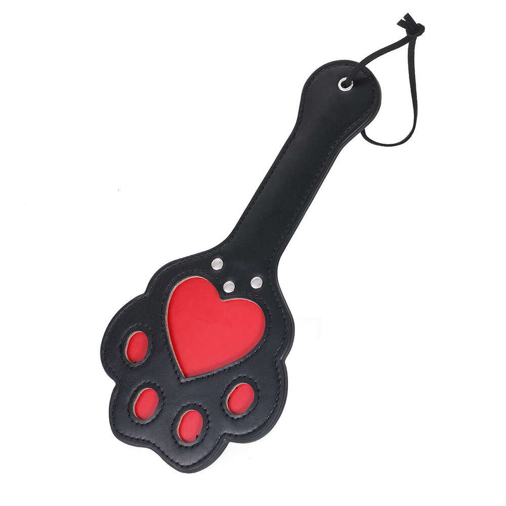 Fun leather swatter manufacturer SM hand swatter wholesale adult products PU leather swatter cross-border cat paw swatter adult products SP