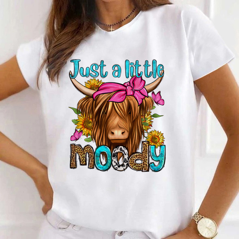 Womens T Shirts Letter Print White Slim Short Sleeve T-shirt Women Summer Outdoor Fashion Cloth