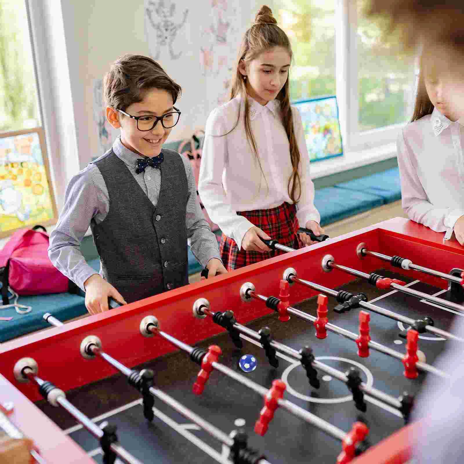 Childrens Mini Label Football Machine Accordies 28mm Color Model Football Game Supplies Football Table NewW241008