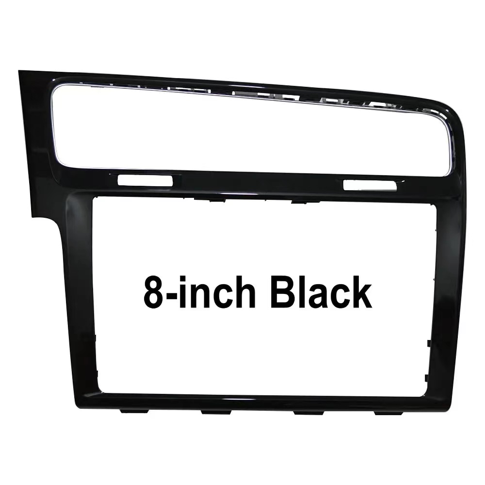 8 inch / 9.2 inch Piano Black MIB Radio Frame Panel Plates Decorative Frame For VW Golf MIB Stereo