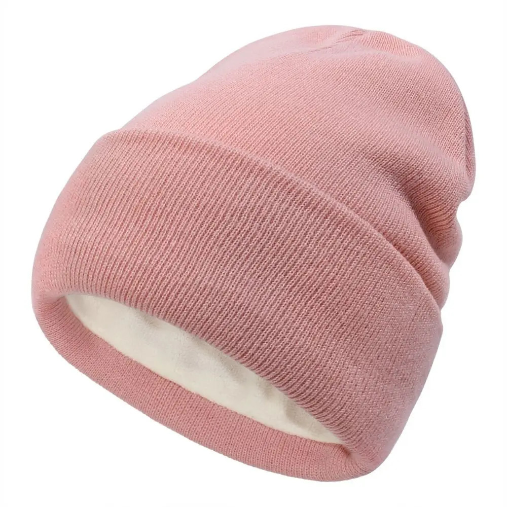 unisex classic mens casual beanie winter warm knit cuffs soft thick wool lining ski hat 241009