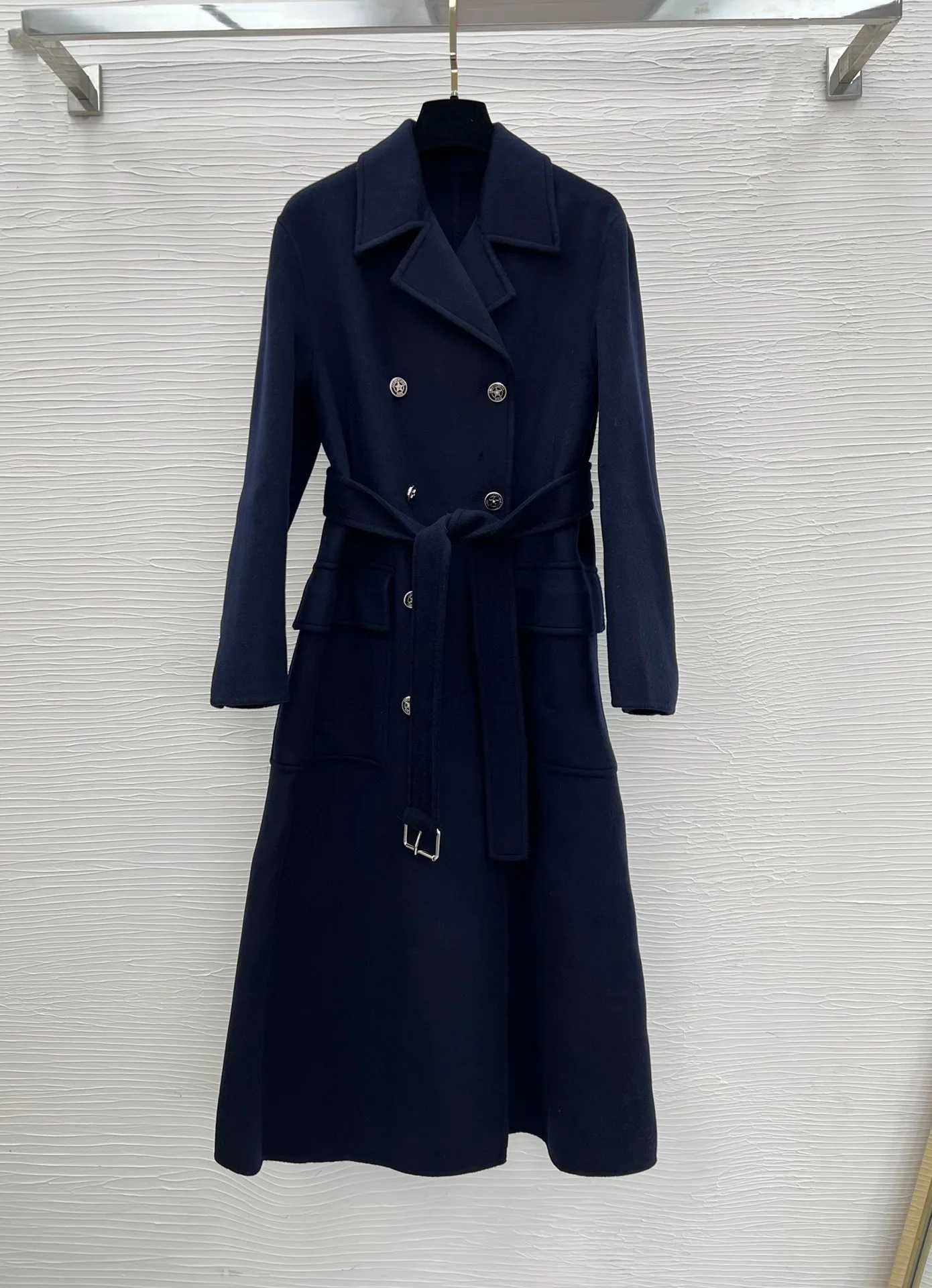 Coat Female Clothing Woman Clothes Womens Jacket Autumn 2024 Womens Coat Windbreaker Overcoat Female Long Cashmere Woolen CoatX241009
