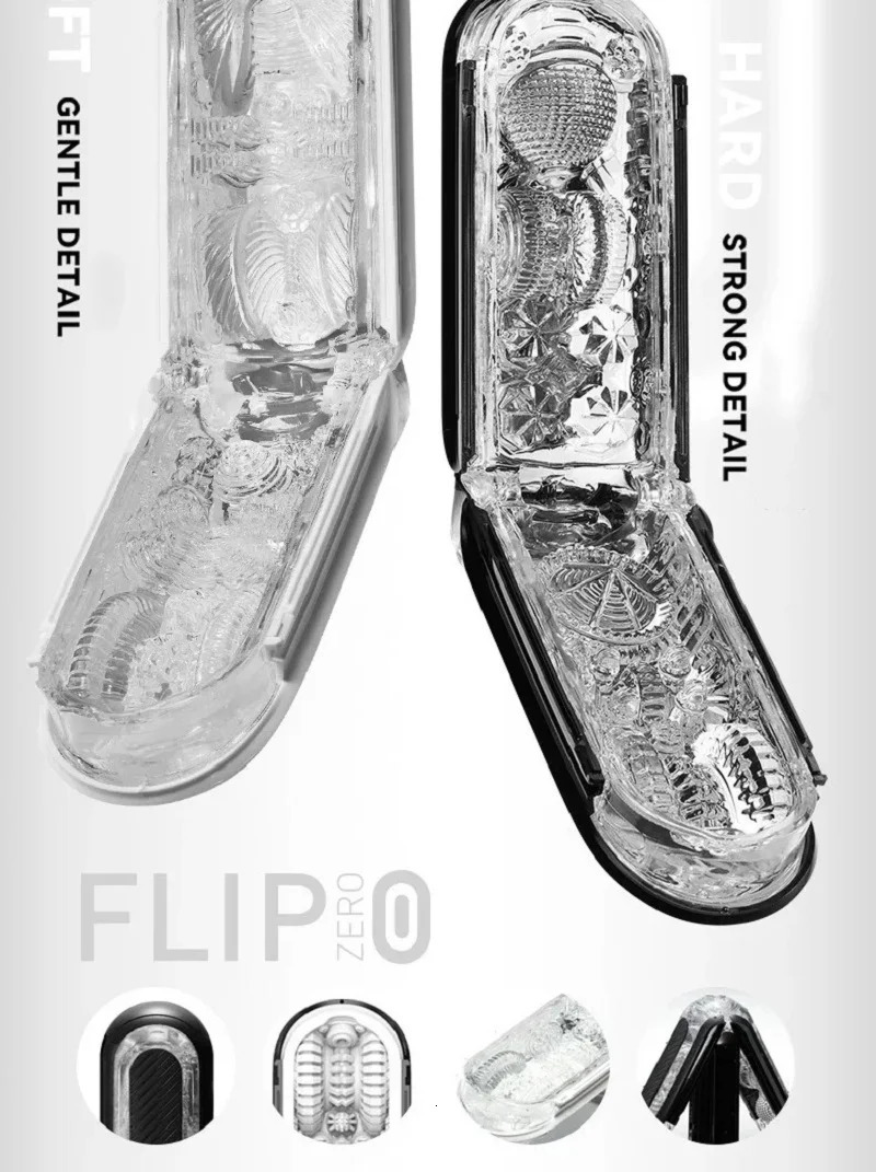 Flip Zero Gravity Japanese Male Masturbation Cup 3D Artificial Vagina Real Sucking Cat Soft Silicone Adult Sex Toy 240914