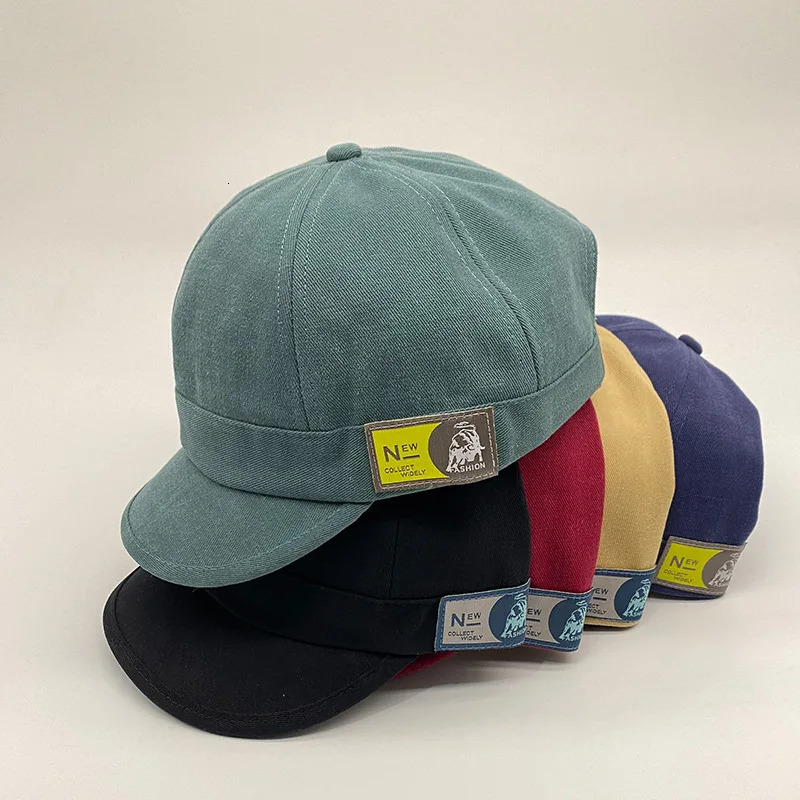 Womens short Brim baseball cap cotton adjustable sun hat unisex outdoor sports hiphop 241009