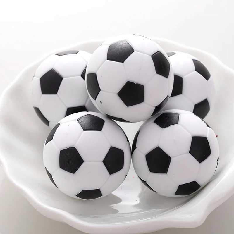 1Pcs 32mm label football replaces football game mini resin label football black and white ball indoor party board gameW241008