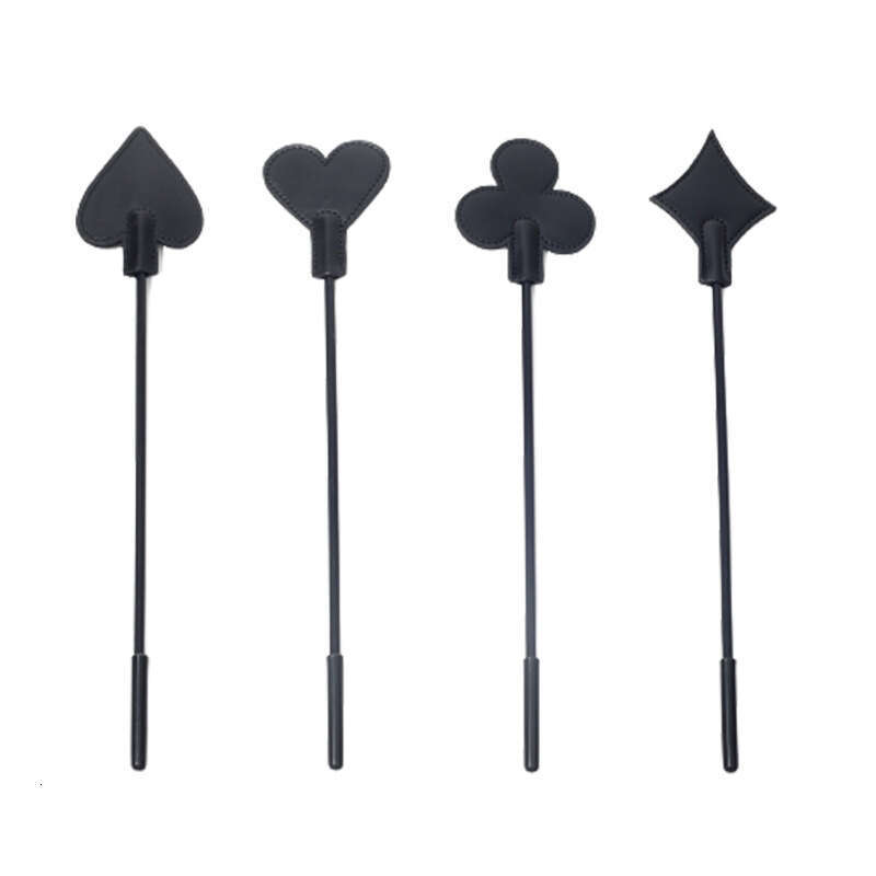 Cross border export SM adult sex toy leather racket peach heart pointed horn heart-shaped plum blossom leather racket Amazon