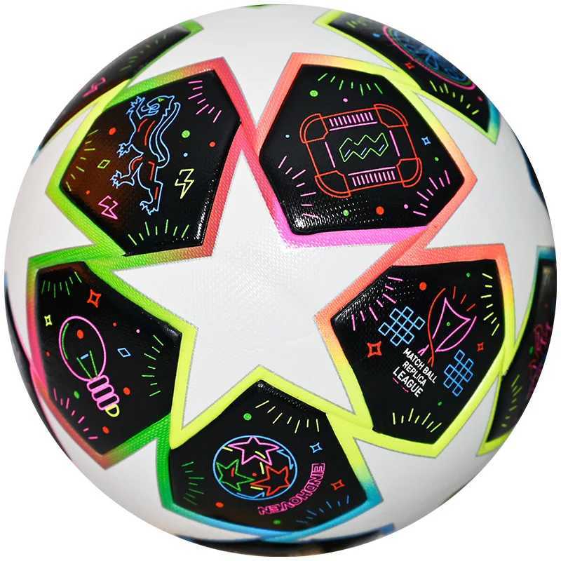Profit Training Match Football PU Adhesive Size 5 Wear resistant Explosion proof Scratch resistant Grass resistant Game Football BallW241008