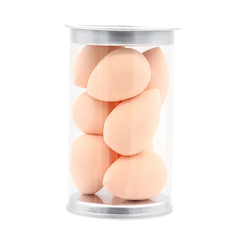 8 pieces/box cosmetic sponge set basic cream concealer cosmetic mixer tool with storage box beauty cosmetics powder puff 241008